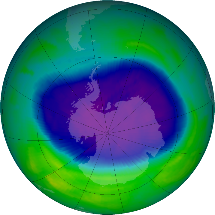 Ozone Map 1997-10-01